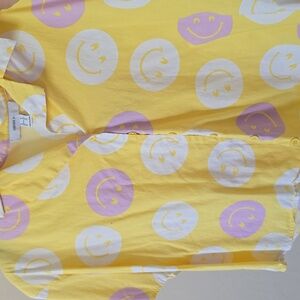 Forever 21 Yellow and Lavanda Happy Face